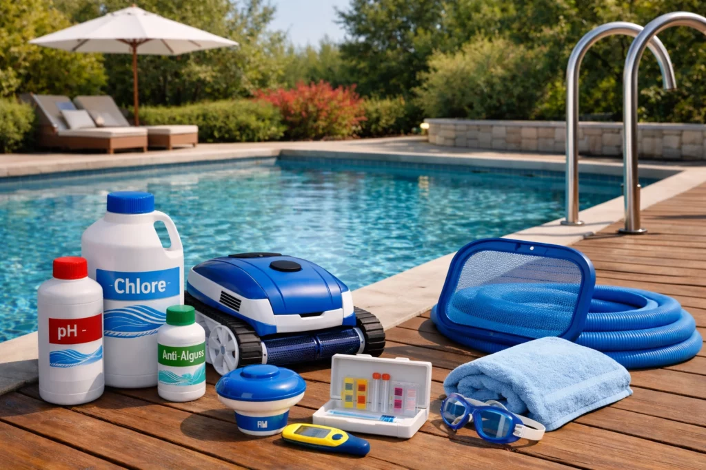 Produits d'entretien de piscine