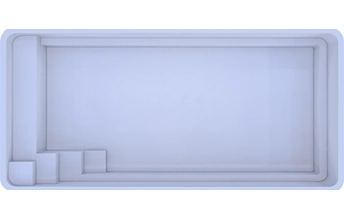 Coque de la piscine modèle APOLLINE 1