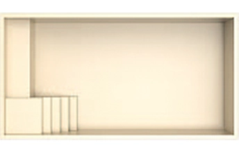 Coque de la piscine modèle SIA