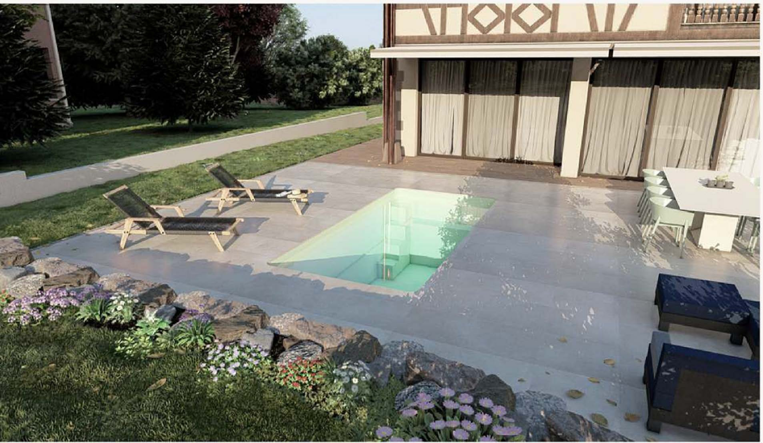 piscine coque modèle APOLLINE 1 à Sélestat