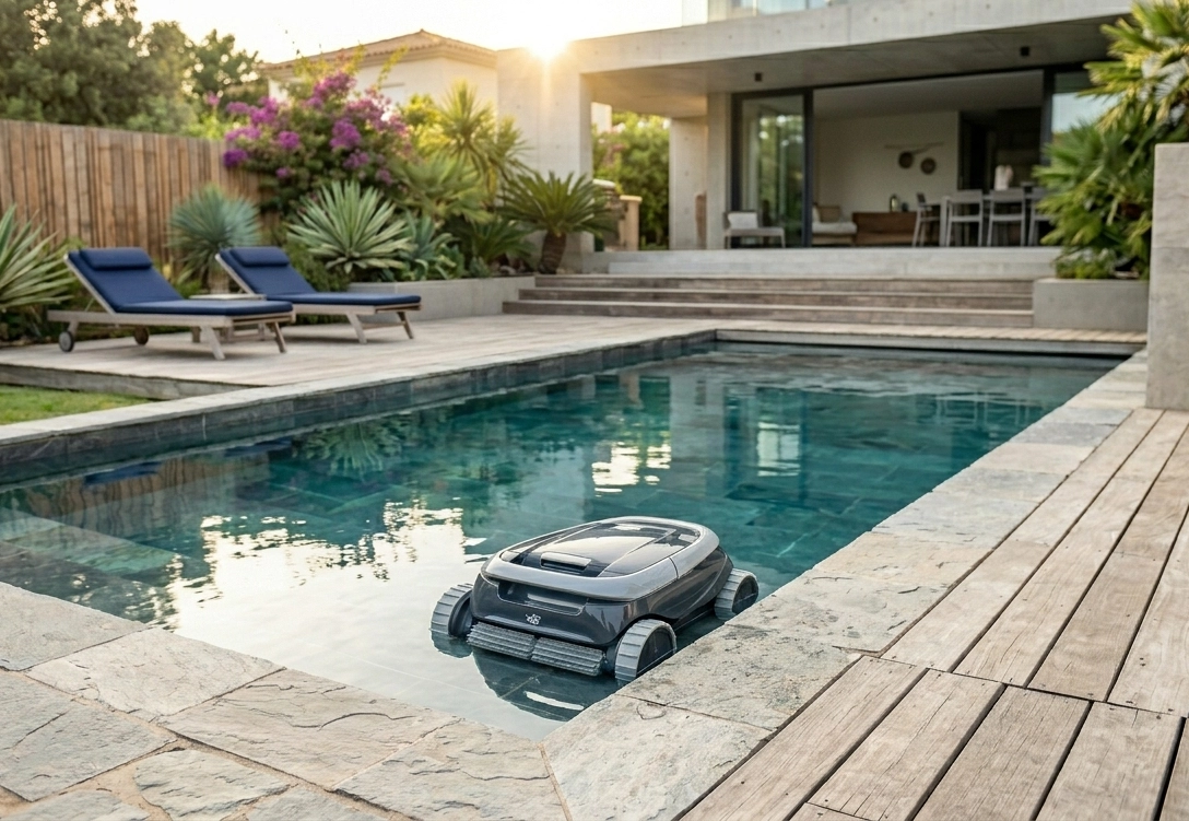 Robot pour nettoyage automatique de piscine